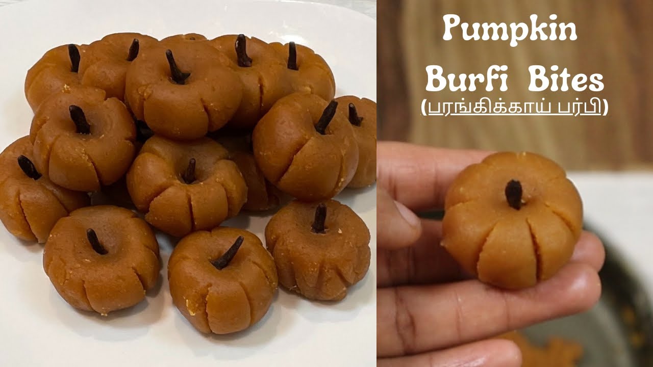 Pumpkin Burfi | Pumpkin Dessert Recipe |Parangikai Burfi in Tamil | பரங்கிக்காய் பர்பி in Tamil