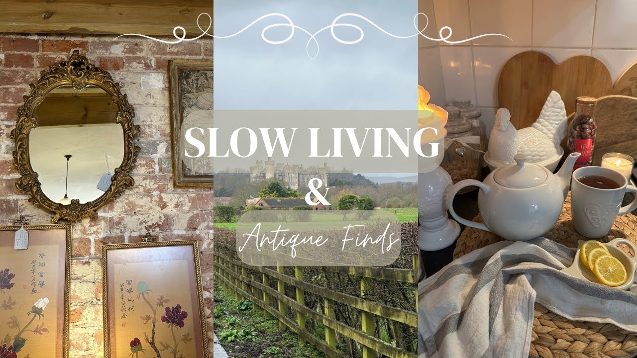 Peaceful Life in the English Countryside🌿: Antique Treasure Hunting & Delicious Sponge Omelette