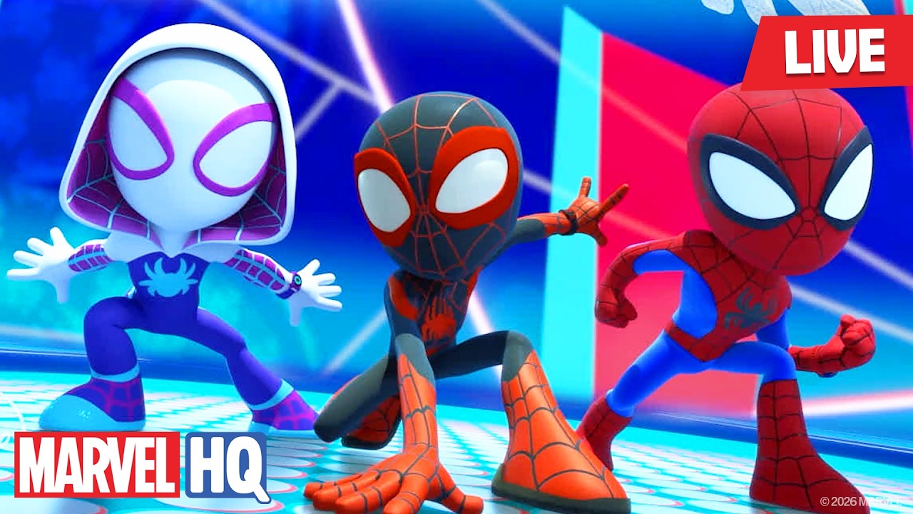 🔴 LIVE! Spidey and His Amazing Friends 🕷️🕸️ | 24/7 Full Episode Livestream | @MarvelHQ