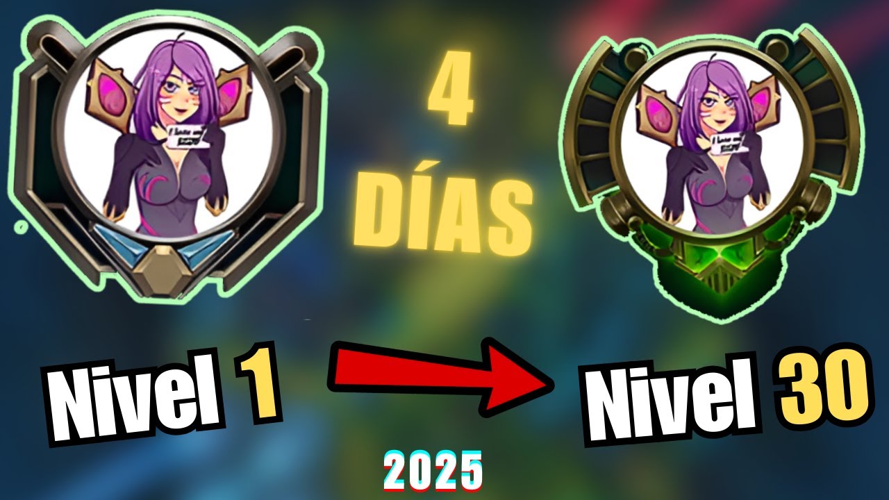 Subí a nivel 30 en solo 4 días 🔥 Cómo subir rápido de nivel en League of Legends