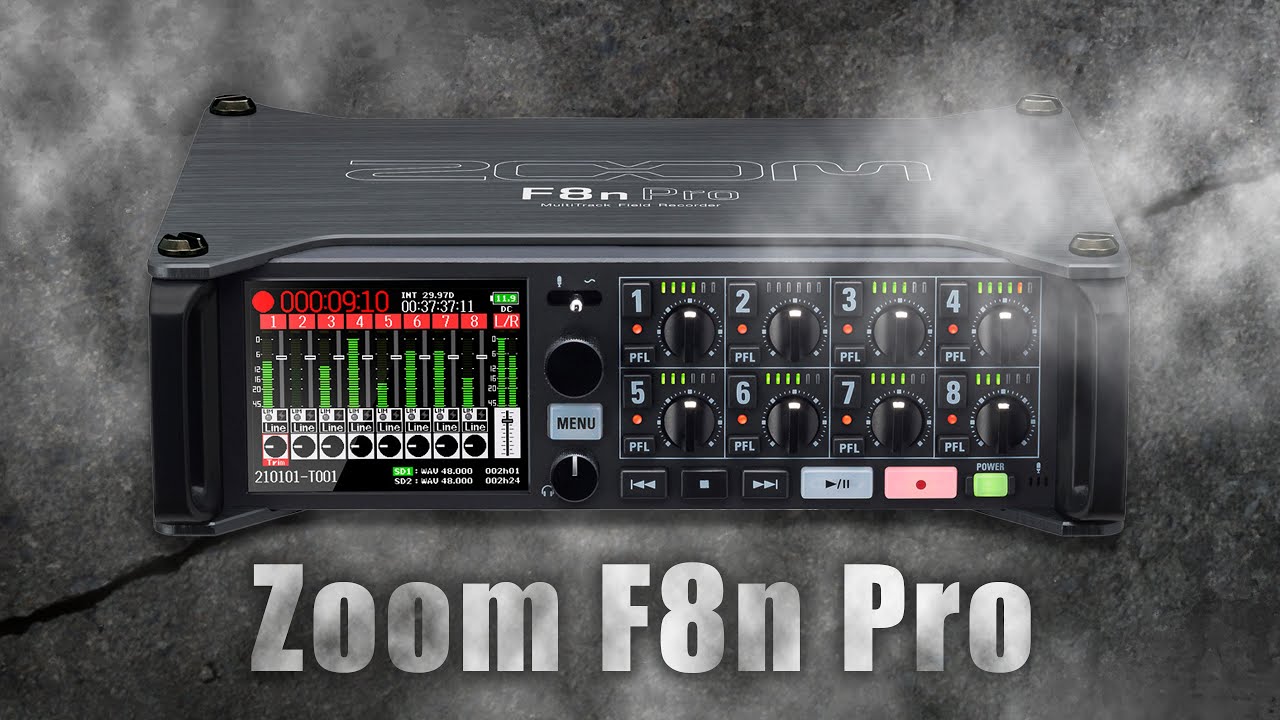 フィールドレコーダー「Zoom F8n Pro」をレビュー。F3とF6の比較あり