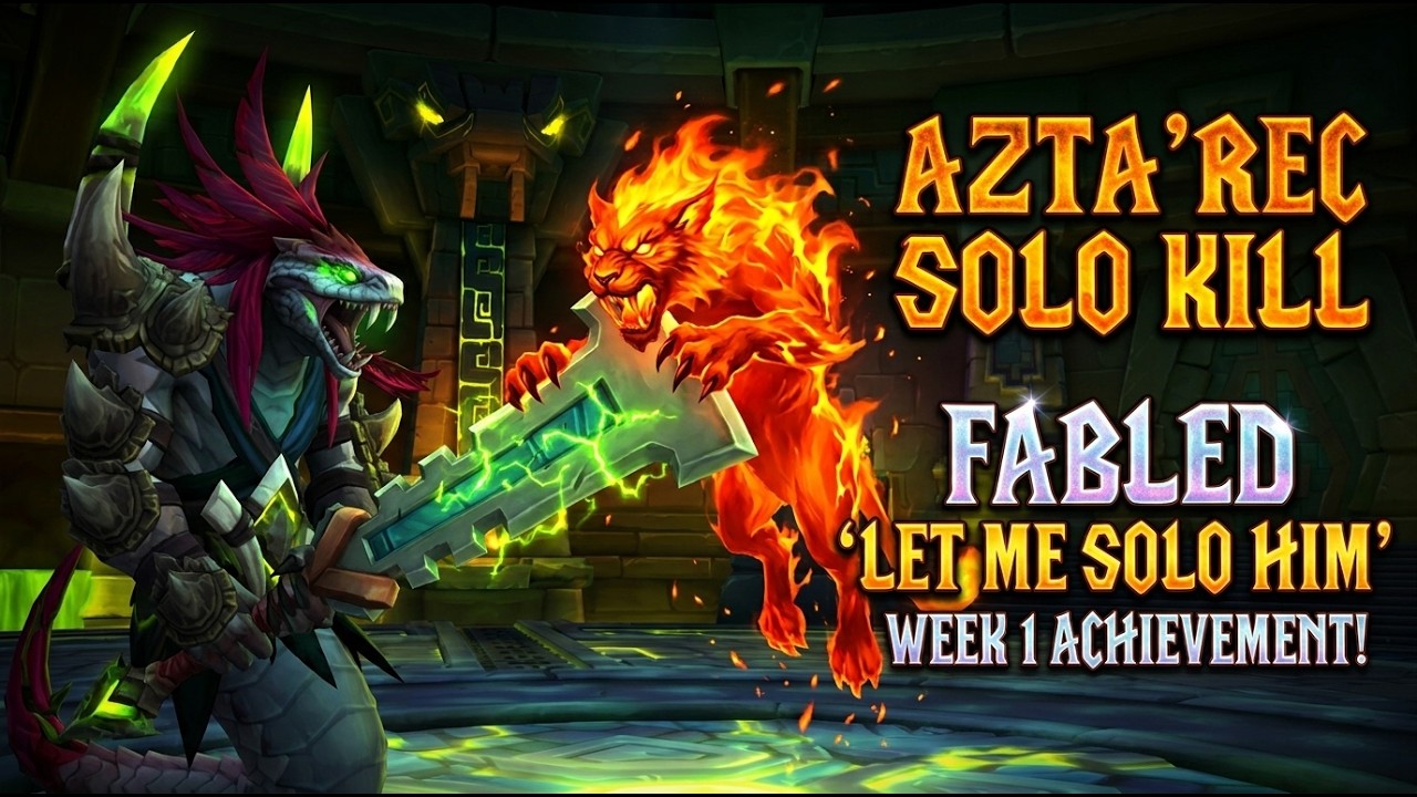 Azta'rec ?? Delve Nemesis Boss | Feral Druid PoV  | Midnight 12.1 Season 2