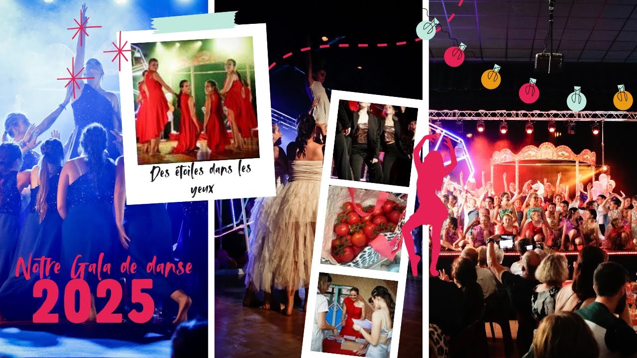 Vlog de notre gala de danse 2025 ! (feat : les copains)