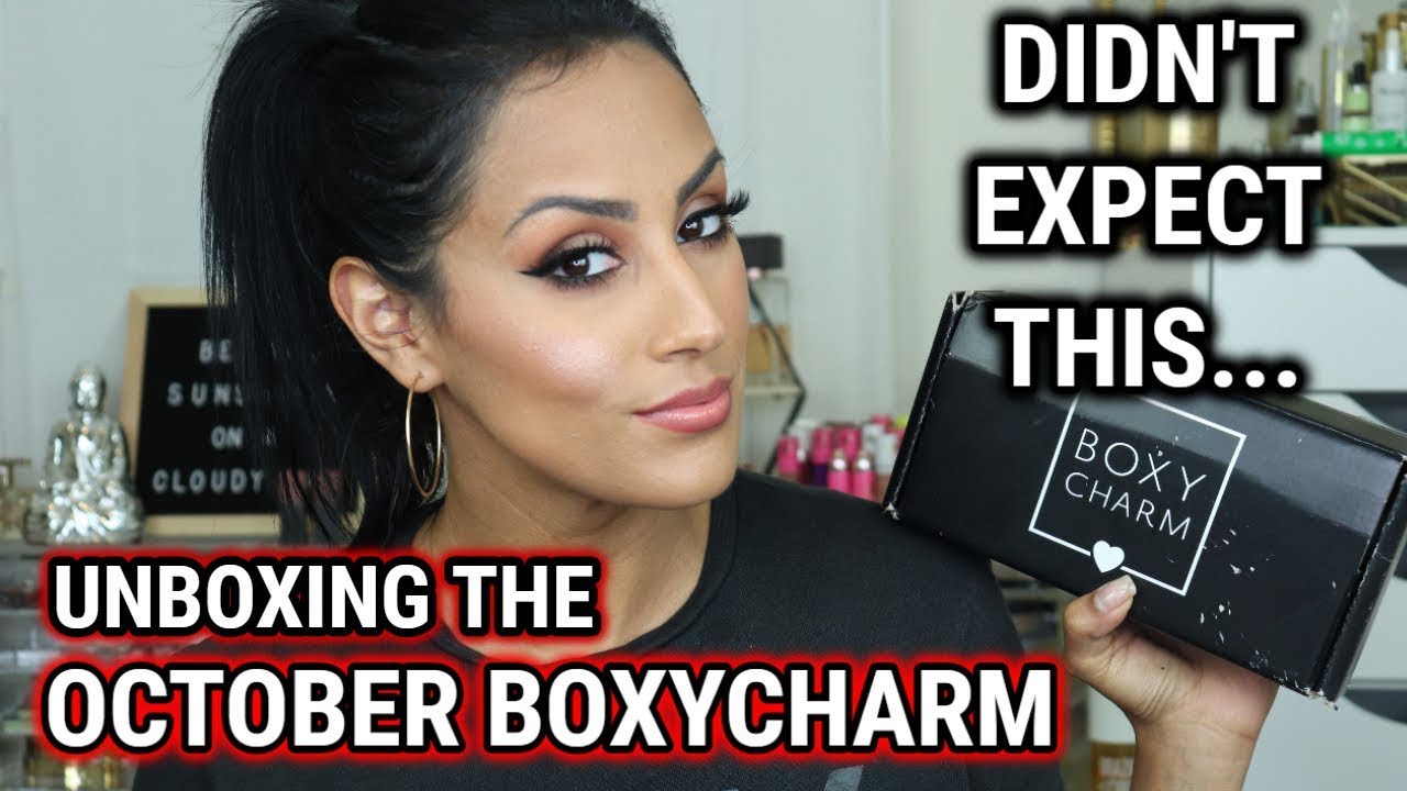 OCTOBER 2019 BOXYCHARM BOX UNBOXING & TRY ON