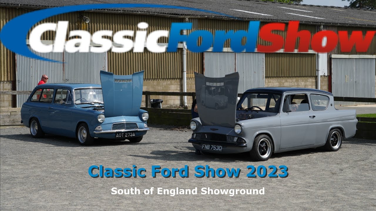 Classic Ford Show 2023 @ South of England Showground - Best Classic Ford Show in Europe?