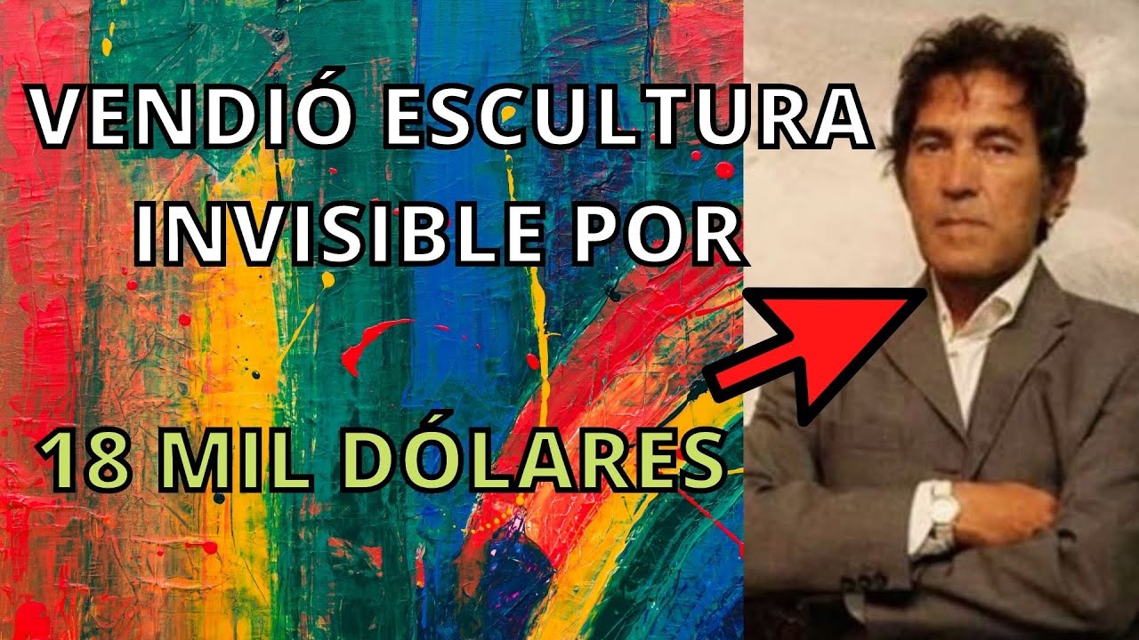 📍  ESCULTURA INVISIBLE🎈 vendida por 18 MIL  DÓLARES.💰