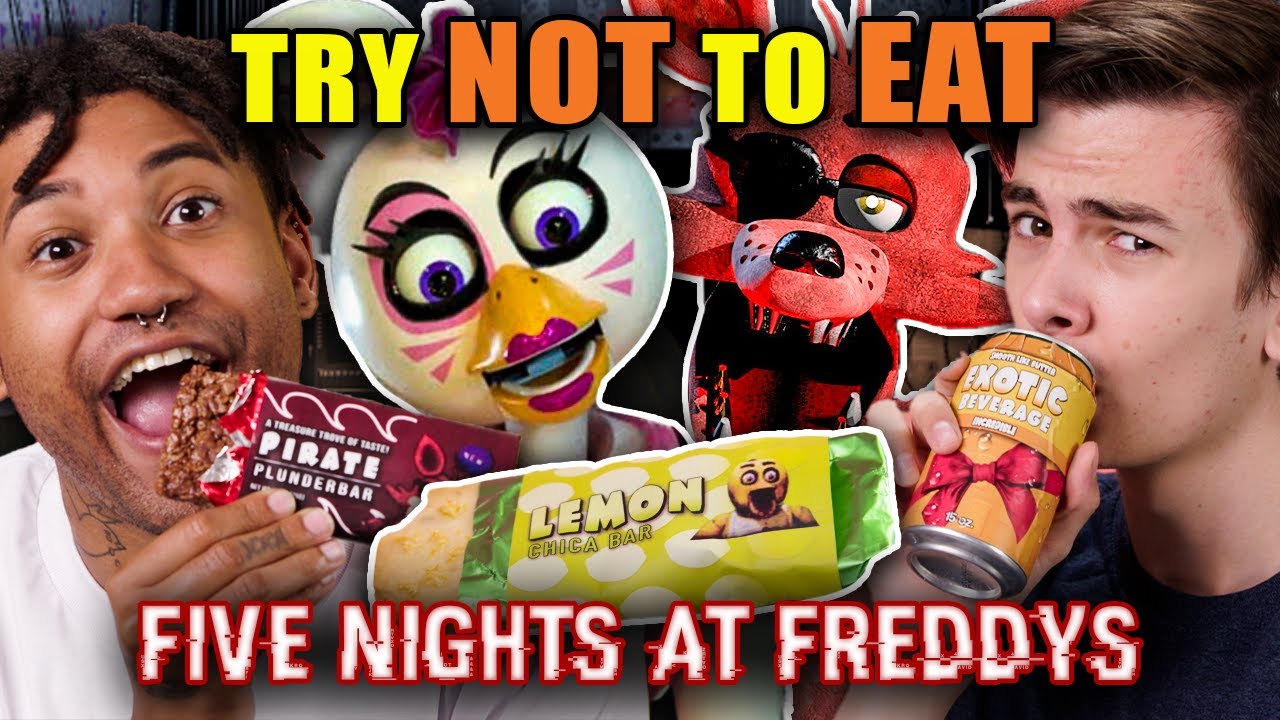 Try Not To Eat - Five Nights At Freddy's! | People Vs. Food