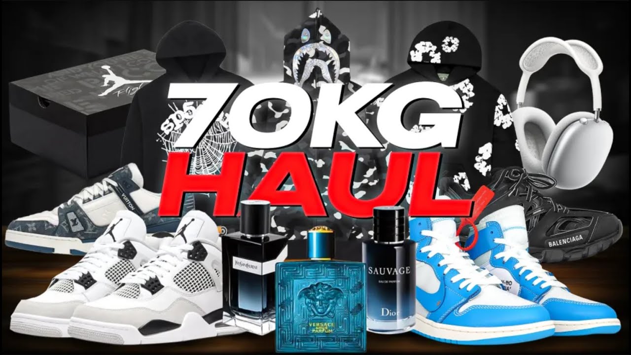 70 KG Dhgate Reselling Haul! (AirPod Max, Off-White, SP5DER Hoodie & +more)