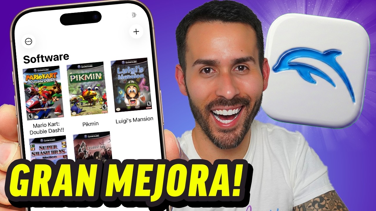 C&oacute;mo Jugar Nintendo GAMECUBE en iPhone / iPad | Tutorial Dolphin 2026