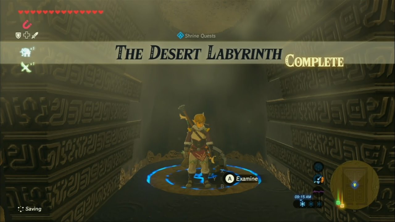 Zelda Breath of th Wild - SHRINE QUEST - The Desert Labyrinth