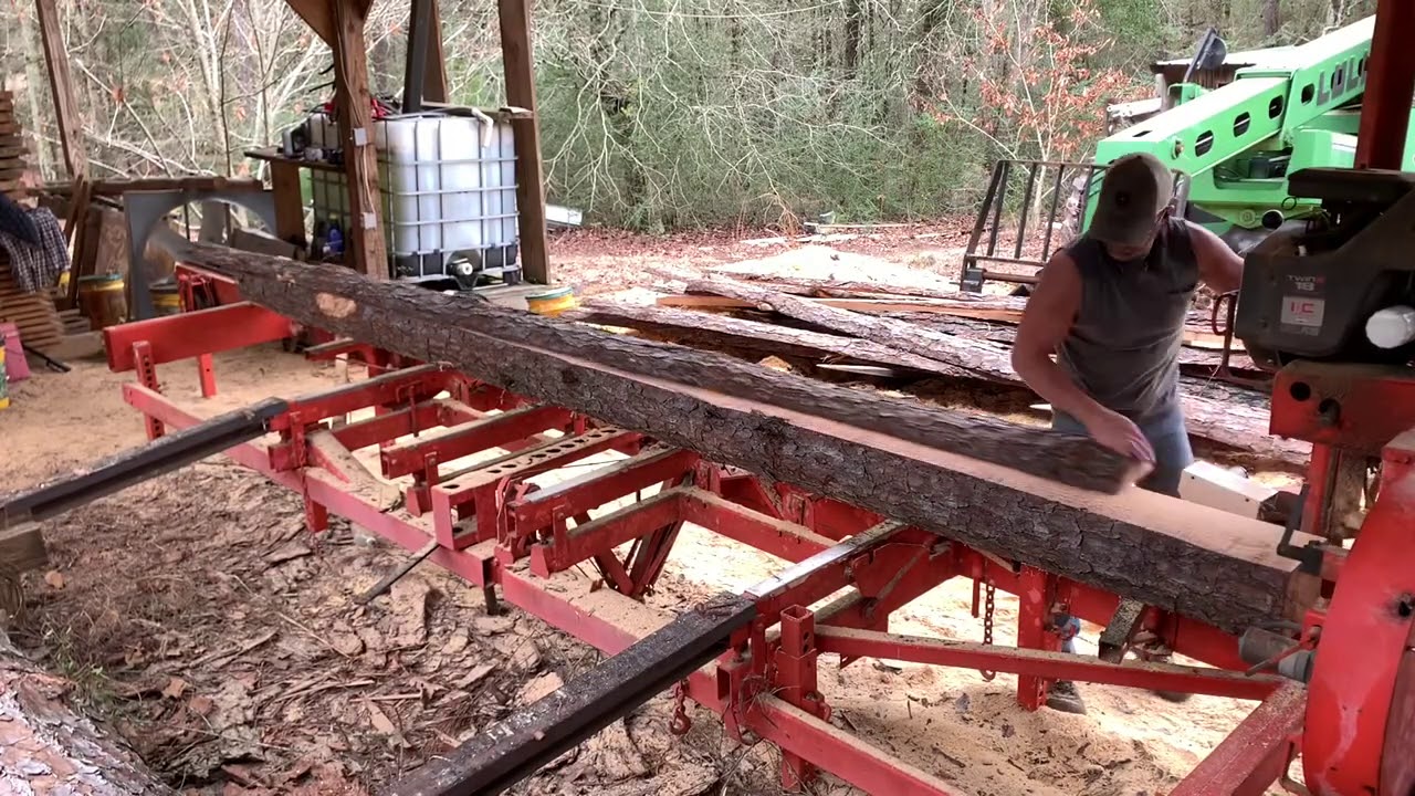 How to Save Money with a Sawmill! $100 in 8 minutes cutting 2”x8”x16’ boards!