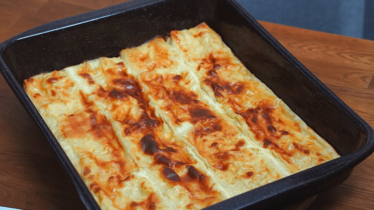 Börek mit Käse - einfach mit STRUDELTEIG gemacht | 10 MINUTEN ZUBEREITUNG