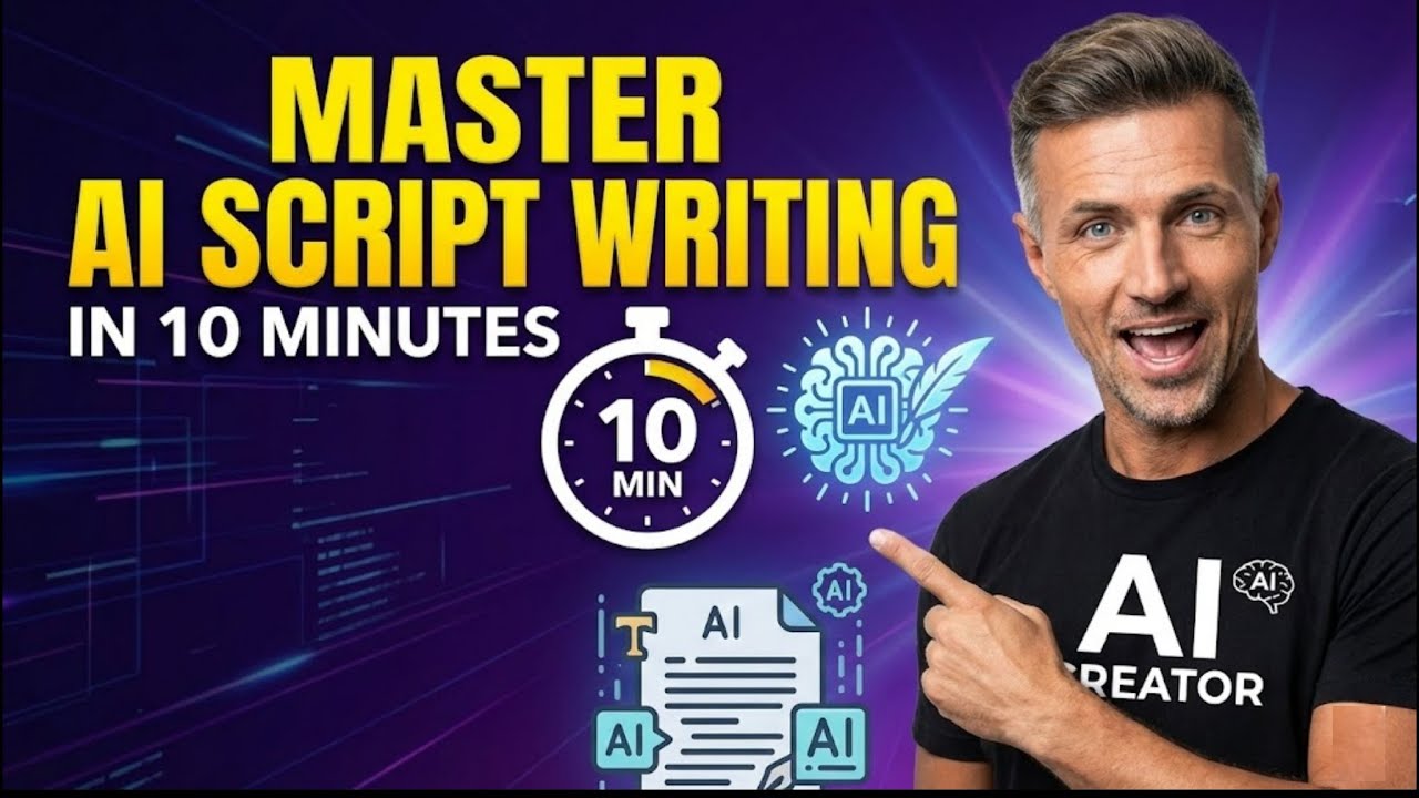 How I Write YouTube Scripts in Minutes Using AI (Step-by-Step Guide)