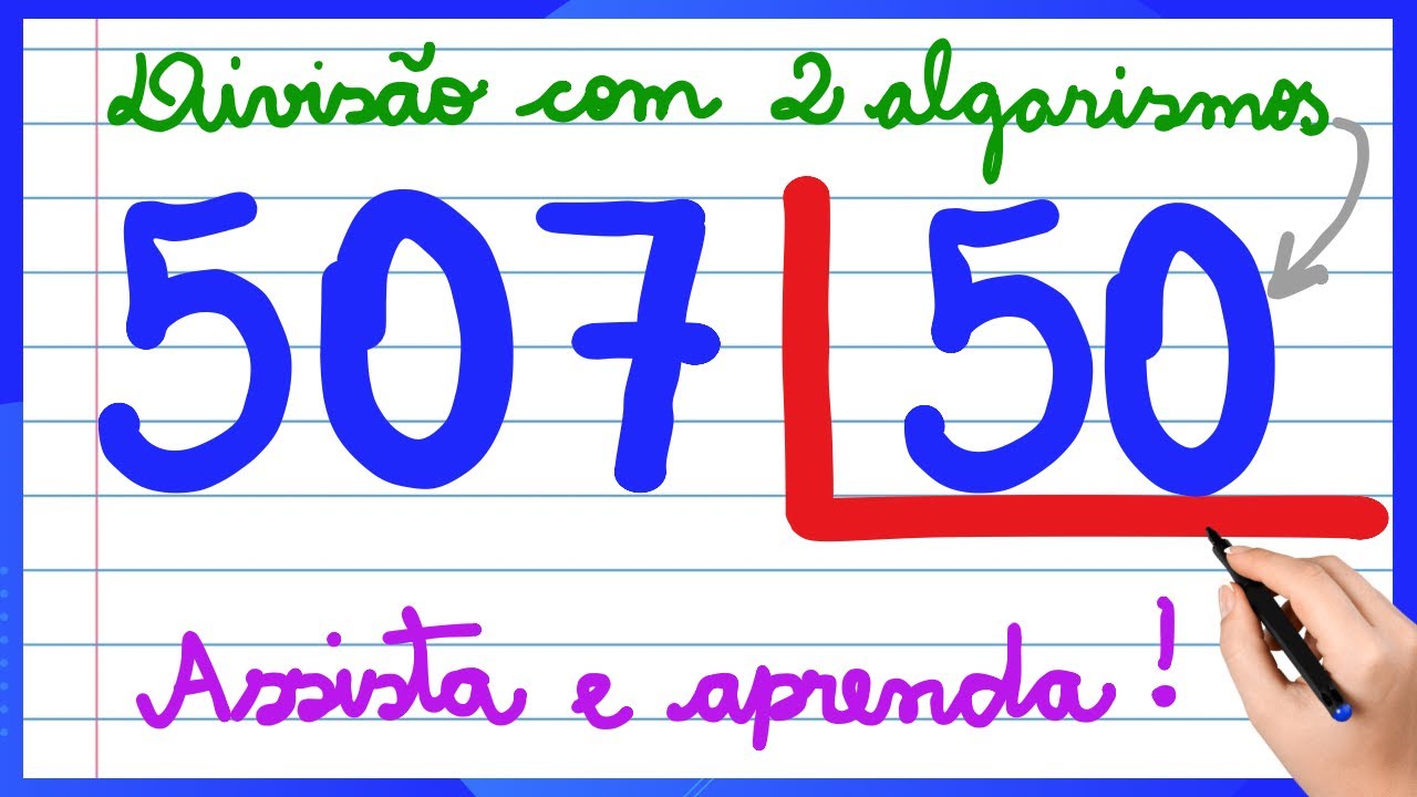 DIVISÃO COM DOIS ALGARISMOS NO DIVISOR! APRENDA DIVISÃO COM 2 NÚMEROS!! VEM APRENDER MATEMÁTICA!!