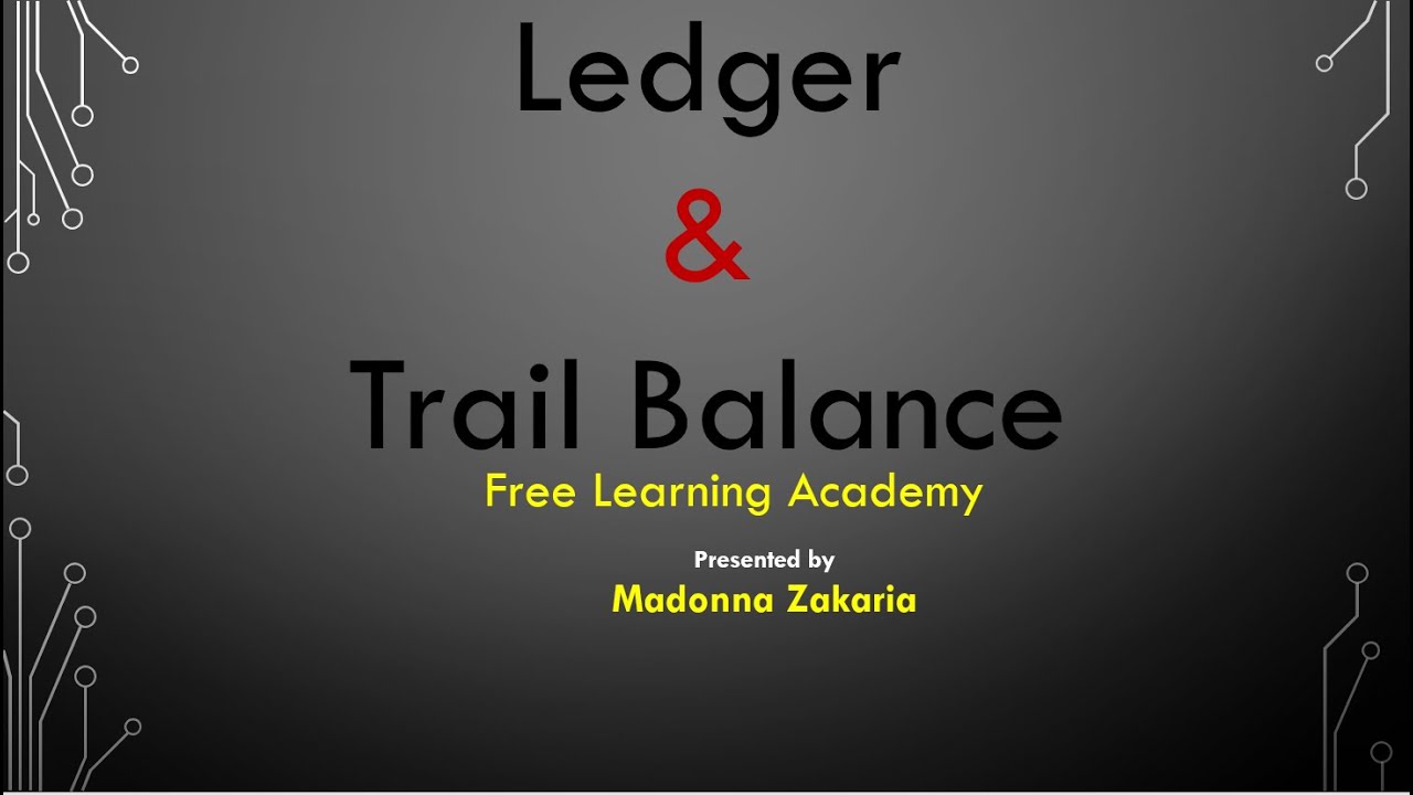 ledger & Trial Balance | Important