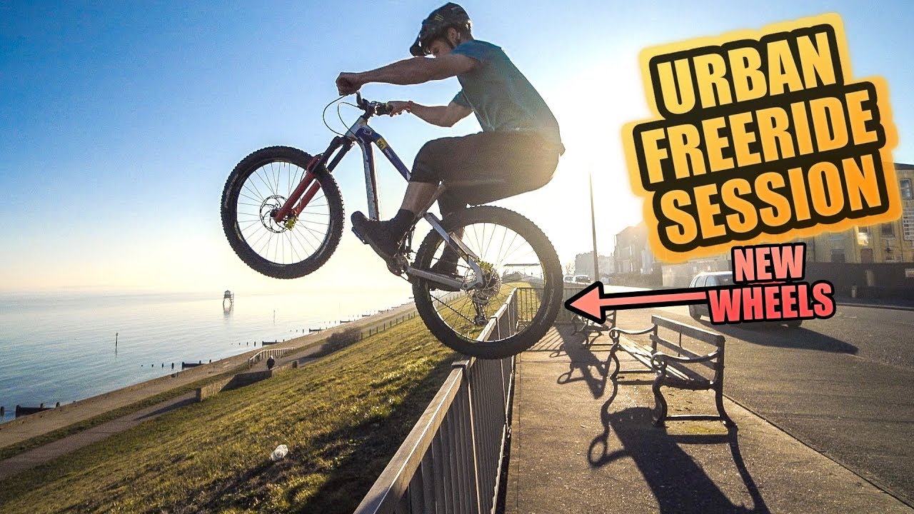 URBAN MTB FREERIDE SESSION - NEW WHEELS!