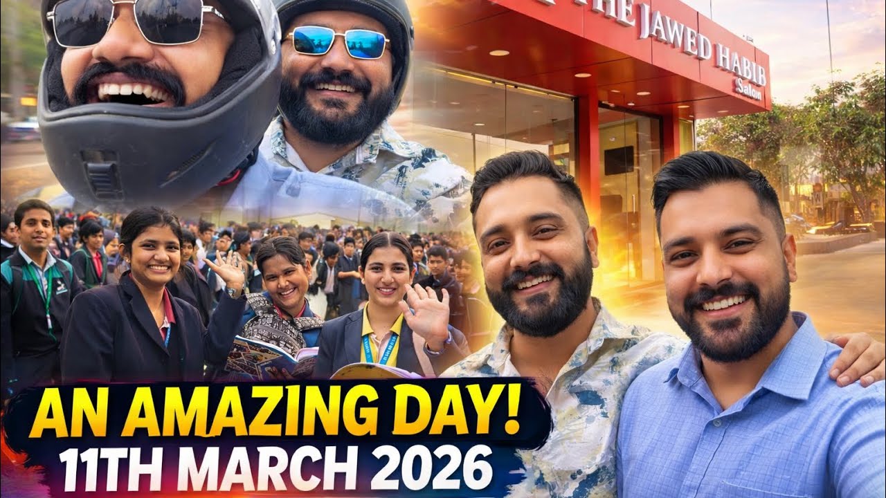 11th March 26 | Exam Duty ➝ Bike Ride ➝ Haircut at Jawed Habib | A Memorable Day with Rahul #great 