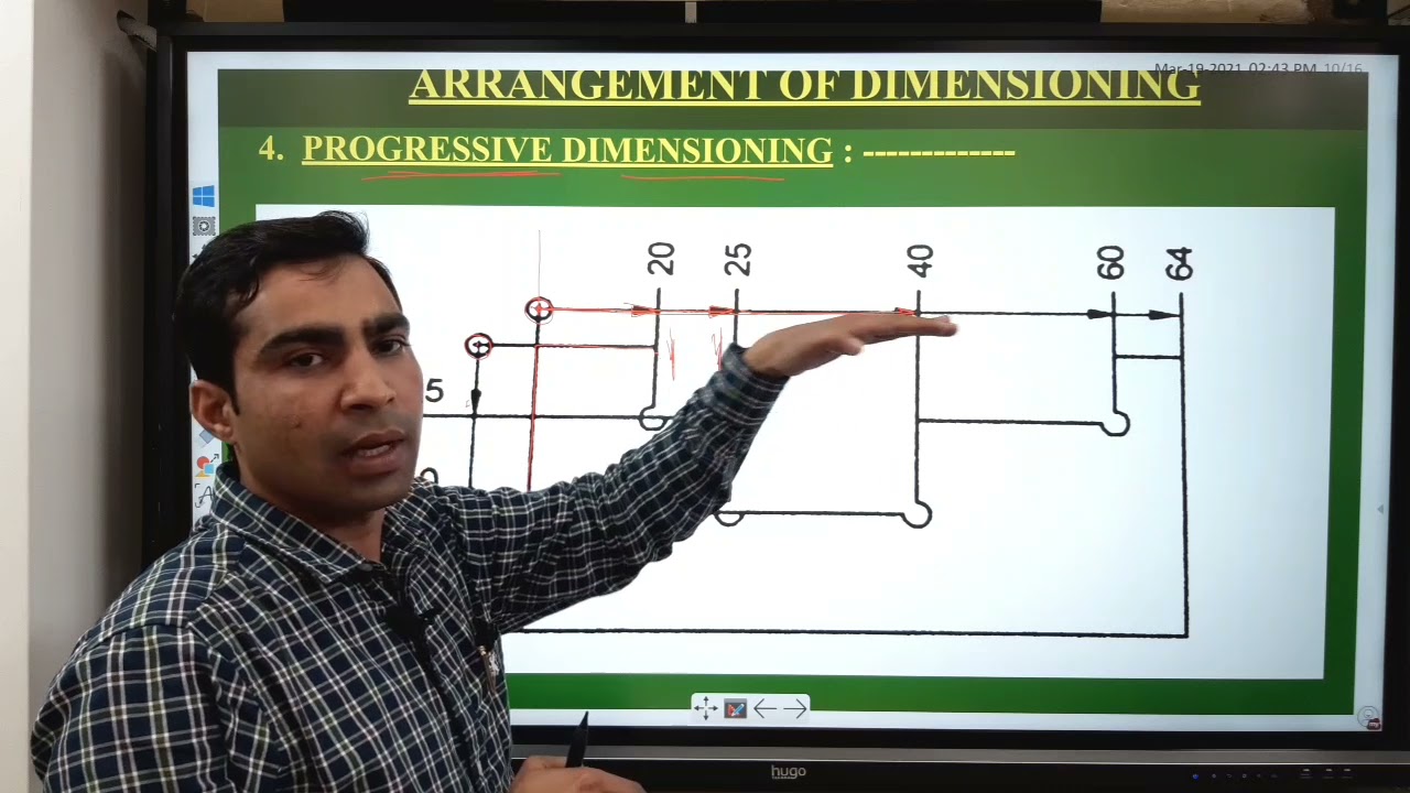 ARRANGEMENT OF DIMENSIONING//TYPES OF ARROWHEAD//Dimensioning//ITI First Year Engineering Drawing//