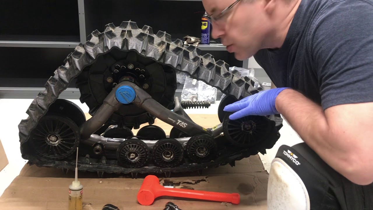 Outbacktrax.com- Part 1- How to replace the wheels on the T4S tracks
