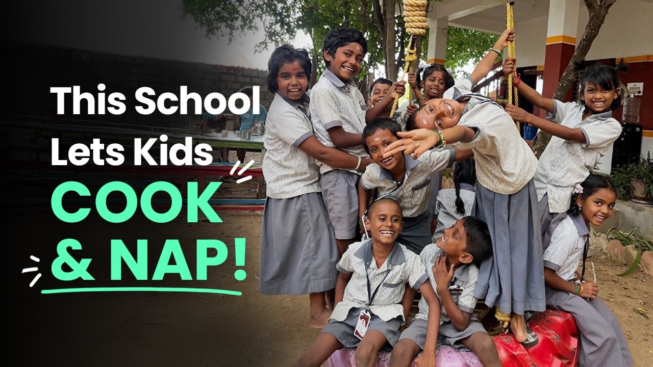 This School Has No Exams, No Fees and Kids Even Take Naps | Arunachala Village School | Tamil Nadu