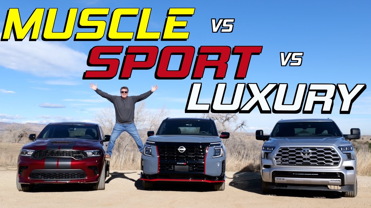 Toyota Sequoia против Nissan Armada против Dodge Durango Hellcat: один из них не похож на другие!