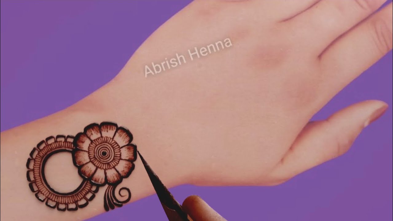 Very Easy Simple Mehndi Design Trick For Beginners| Mehandi ka Design-Mehendi design-Mehndi Designs