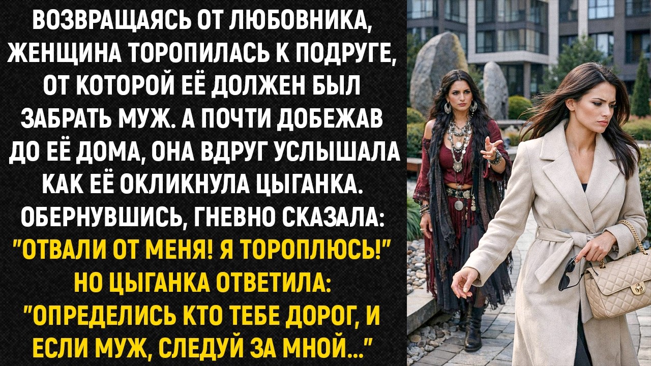 Возвращаясь от любовника, женщина торопилась к подруге, от которой её должен был забрать муж...