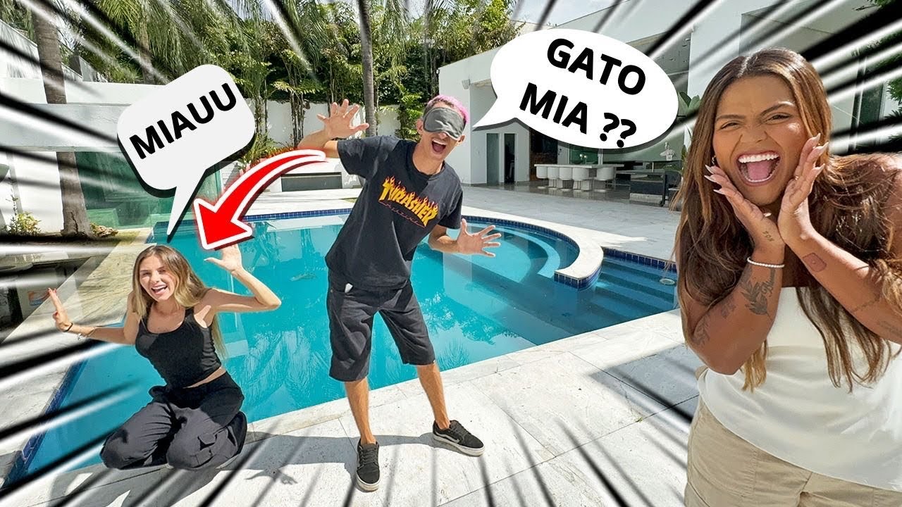 GATO MIA INSANO NA MANSÃO LOURES !!!