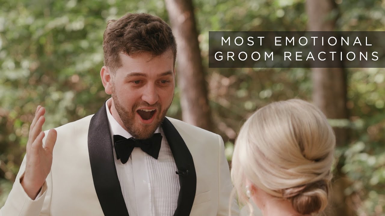 THE BEST Groom Reactions to Their Brides | First Look Compilation