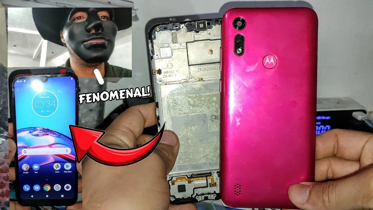 MONTAGEM E TROCA DE TELA DISPLAY FRONTAL DO CELULAR MOTOROLA MOTO E6S, E6i