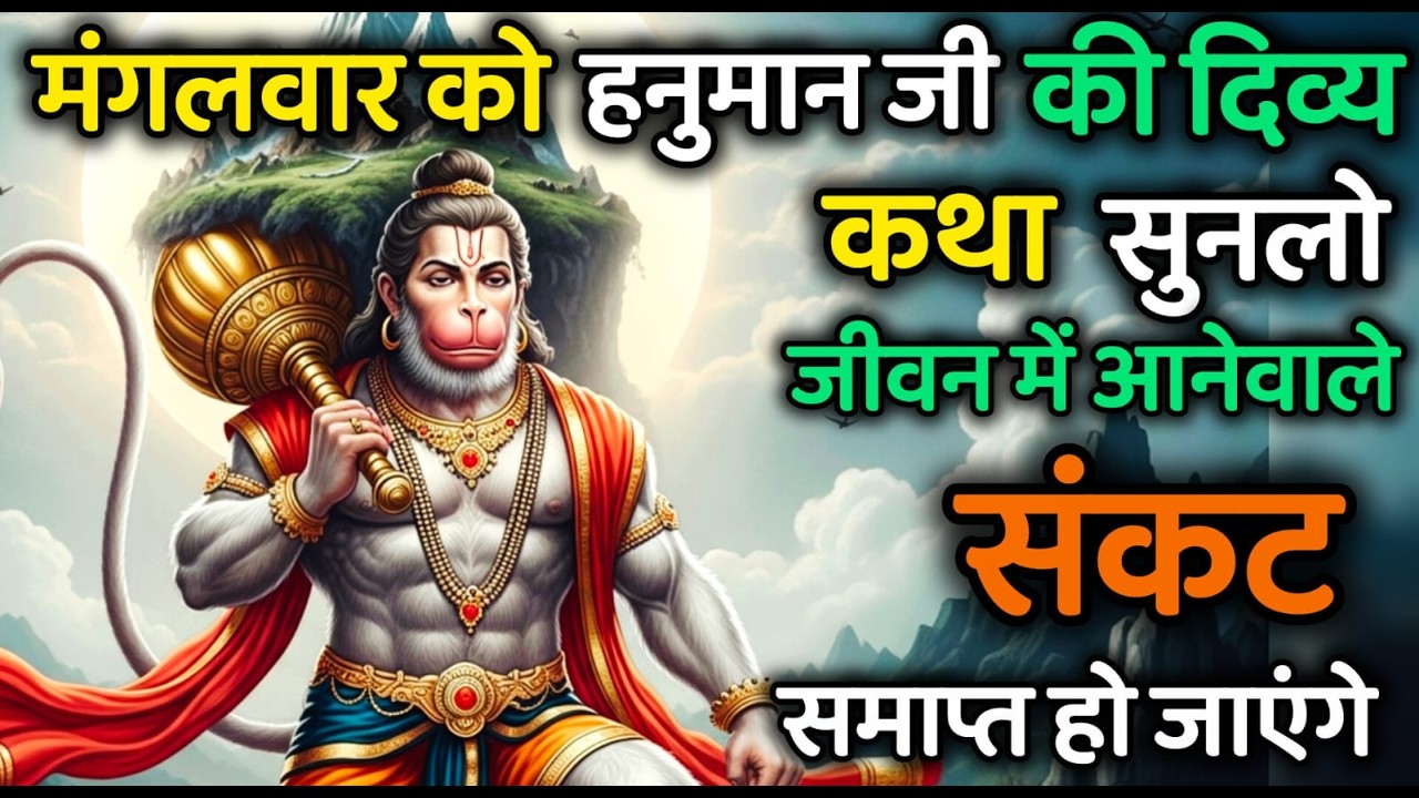 मंगलवार को हनुमान जी की यह कथा सुन लो | जीवन के सारे संकट खत्म | संकटमोचन हनुमान कथा