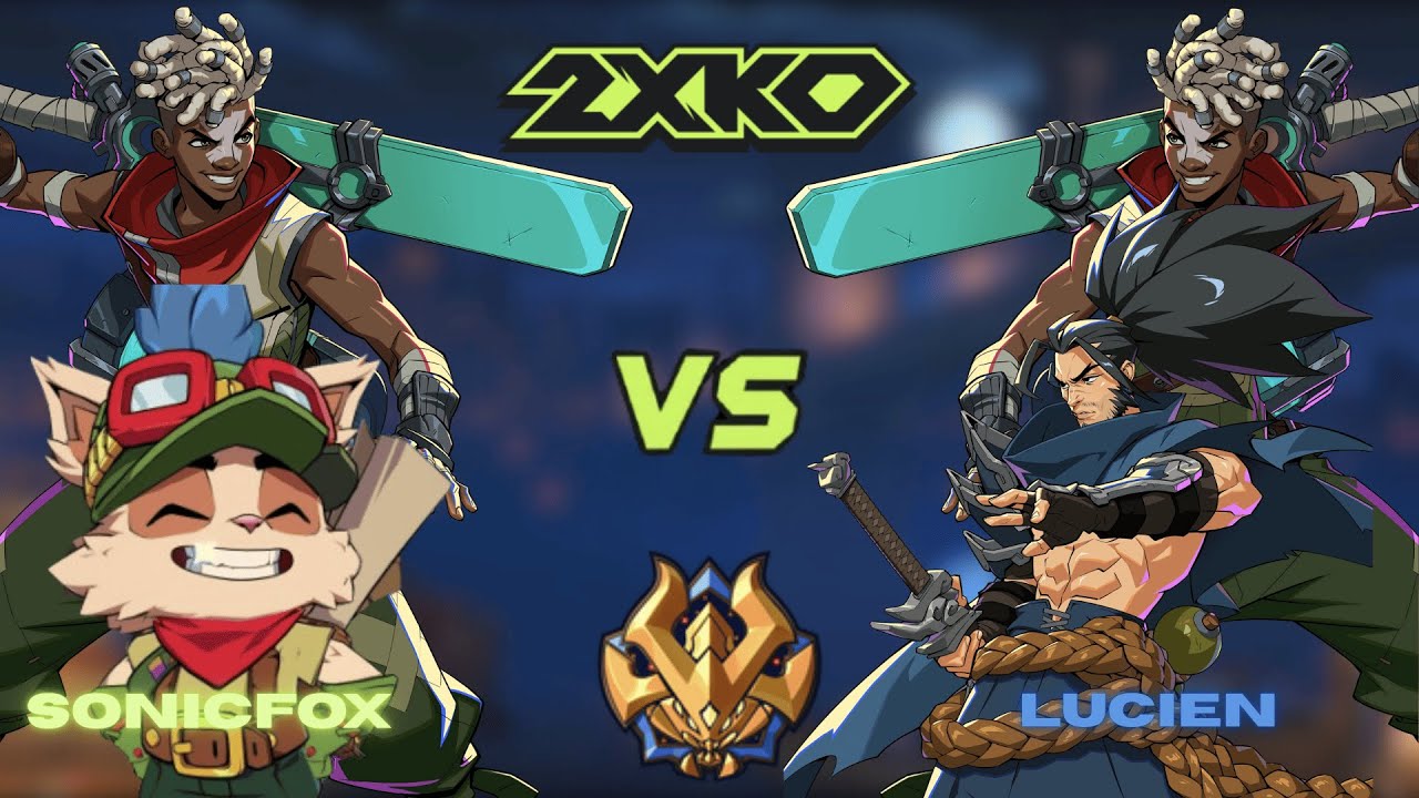 2XKO FT3 ▰ SonicFox( Teemo/Ekko ) vs Lucien(Ekko/Ahri) #2xko #leagueoflegends #lol