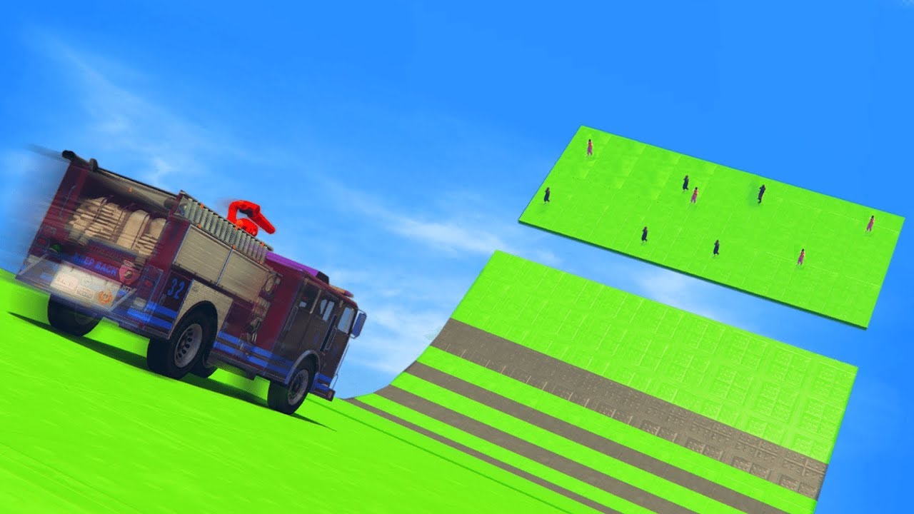 GTA 5 Online - FIRETRUCK vs RPG's