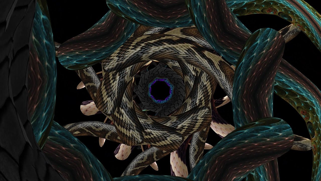 Snake Party Vj Loop Video | 4K Video | No Copyright Motion Background Video