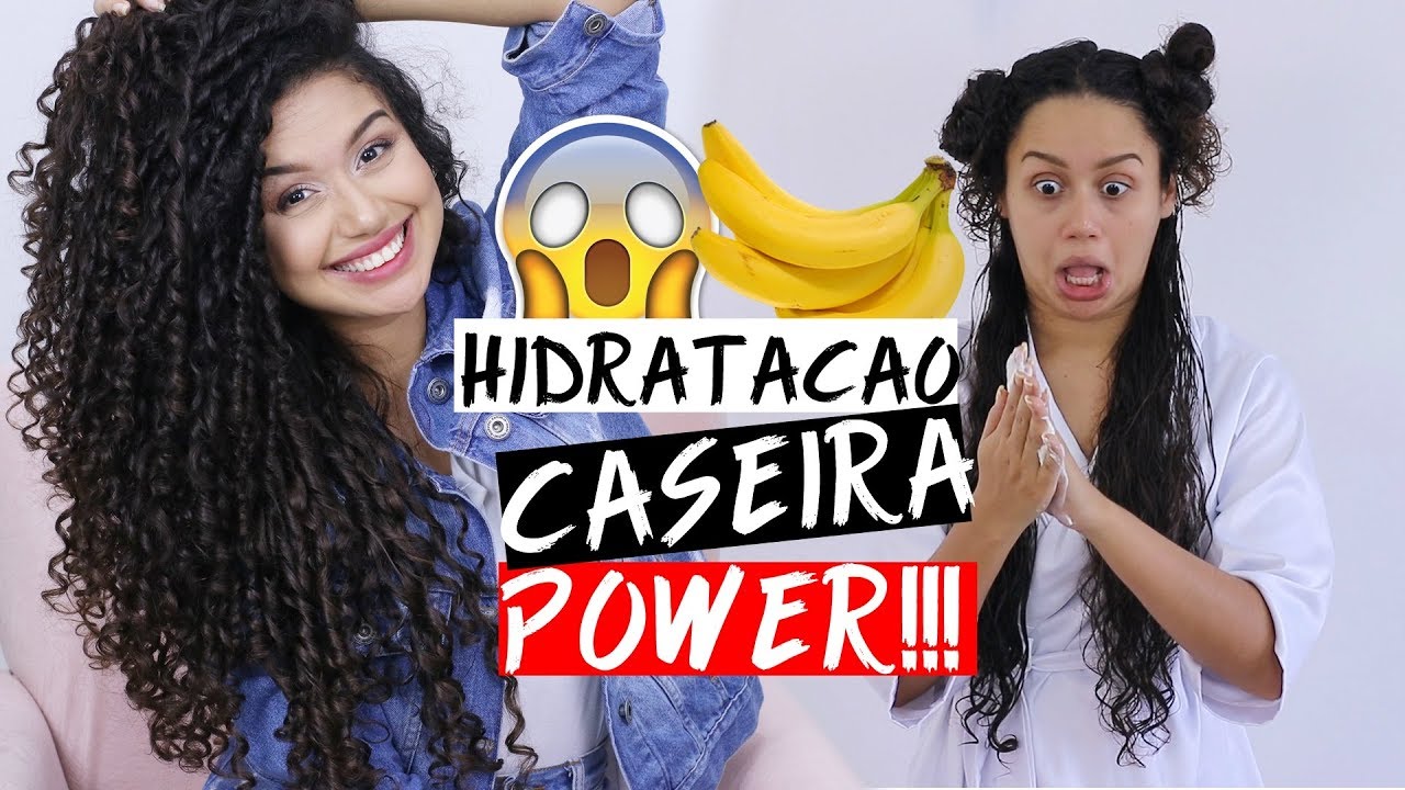 CACHOS MUITO DEFINIDOS E BRILHOSOS: HIDRATAÇÃO CASEIRA MEGA PRÁTICA! | Vandressa Ribeiro