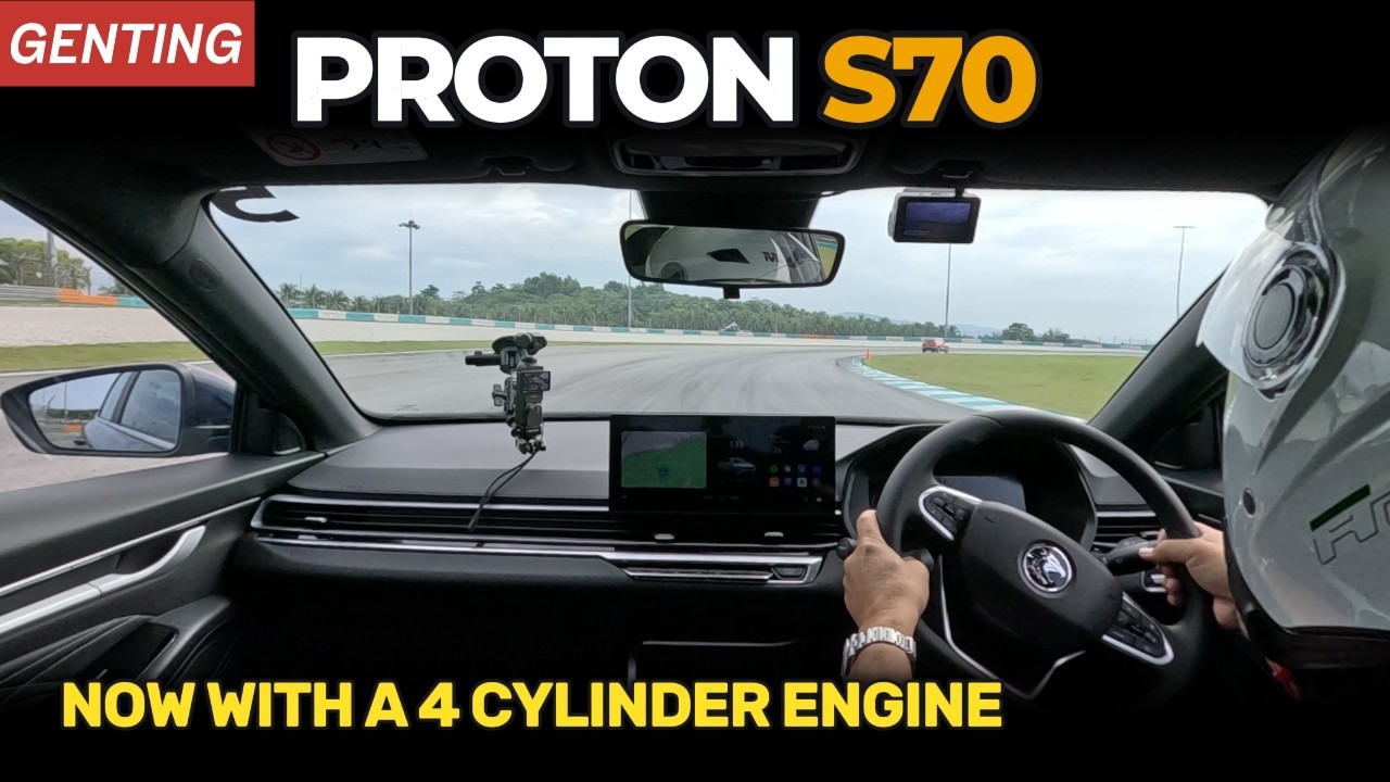 Первый тест-драйв Proton S70 с 4-цилиндровым турбодвигателем на SIC | YS Khong Driving