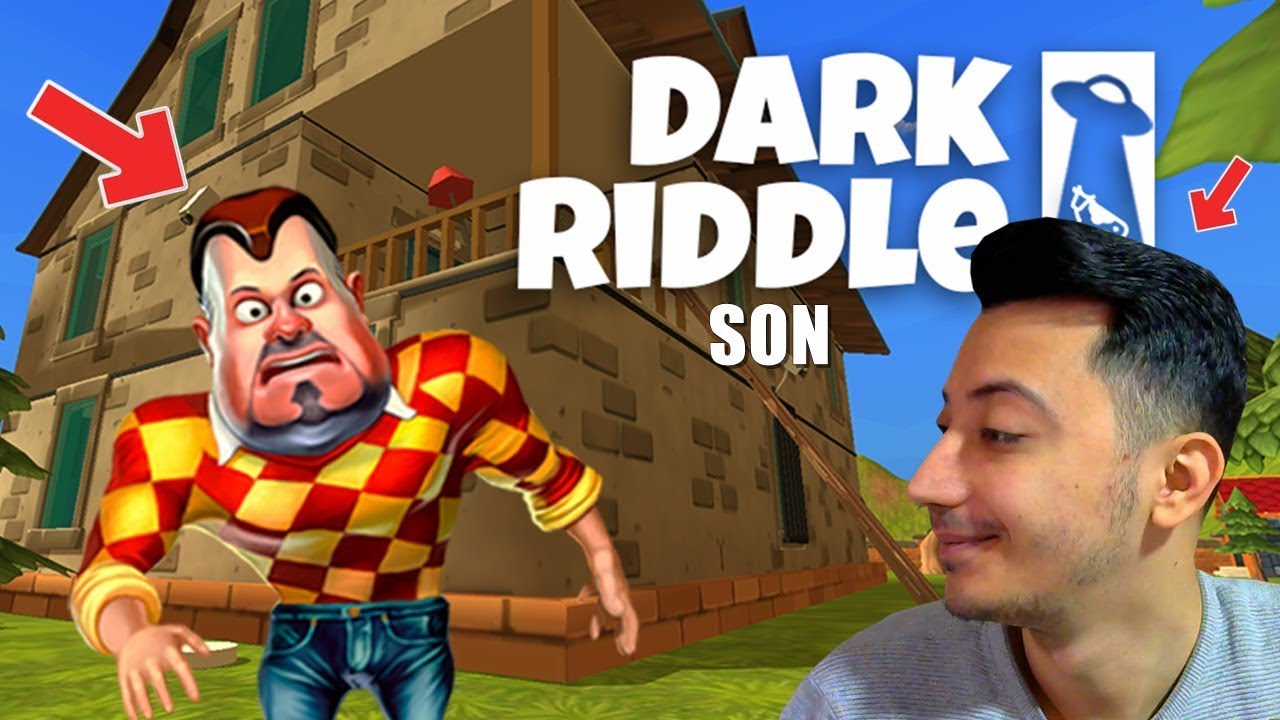 YENİ HELLO NEİGHBOR KARDEŞİNİN OYUNUNU BİTİRDİM | DARK RIDDLE