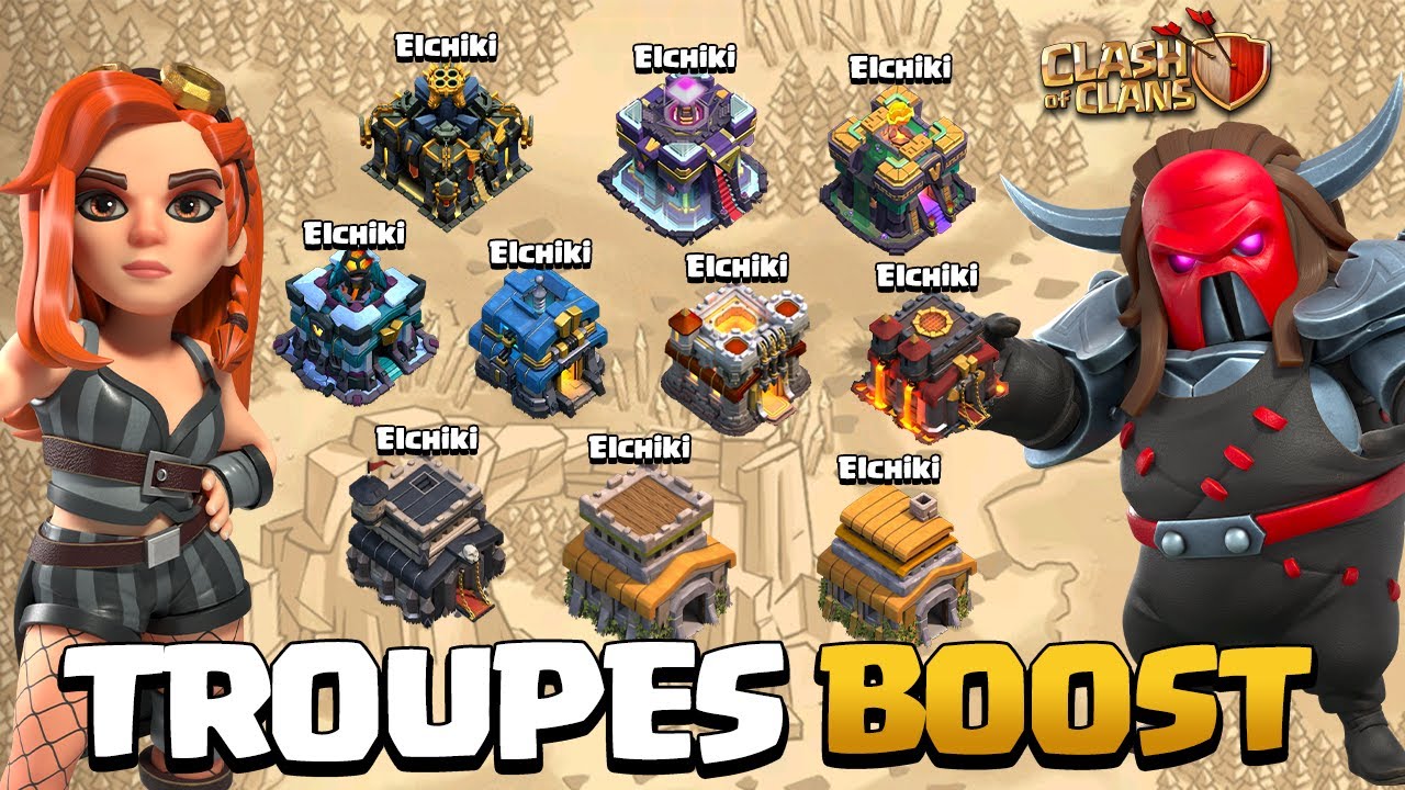 Les Troupes Temporaires Sont TROP Boostées ! (HDV 14 contre HDV 16 ??)