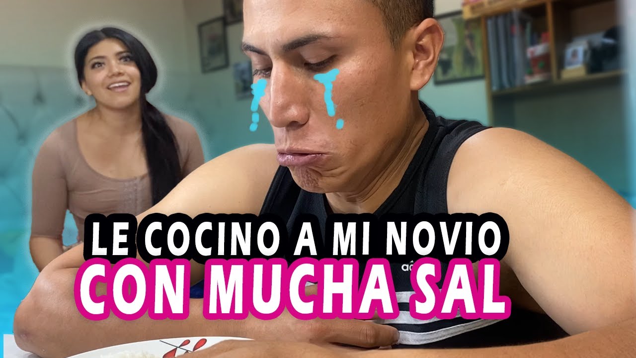 Le cociné al Poli Poli, le hice un delicioso seco de pollo y mira como terminó