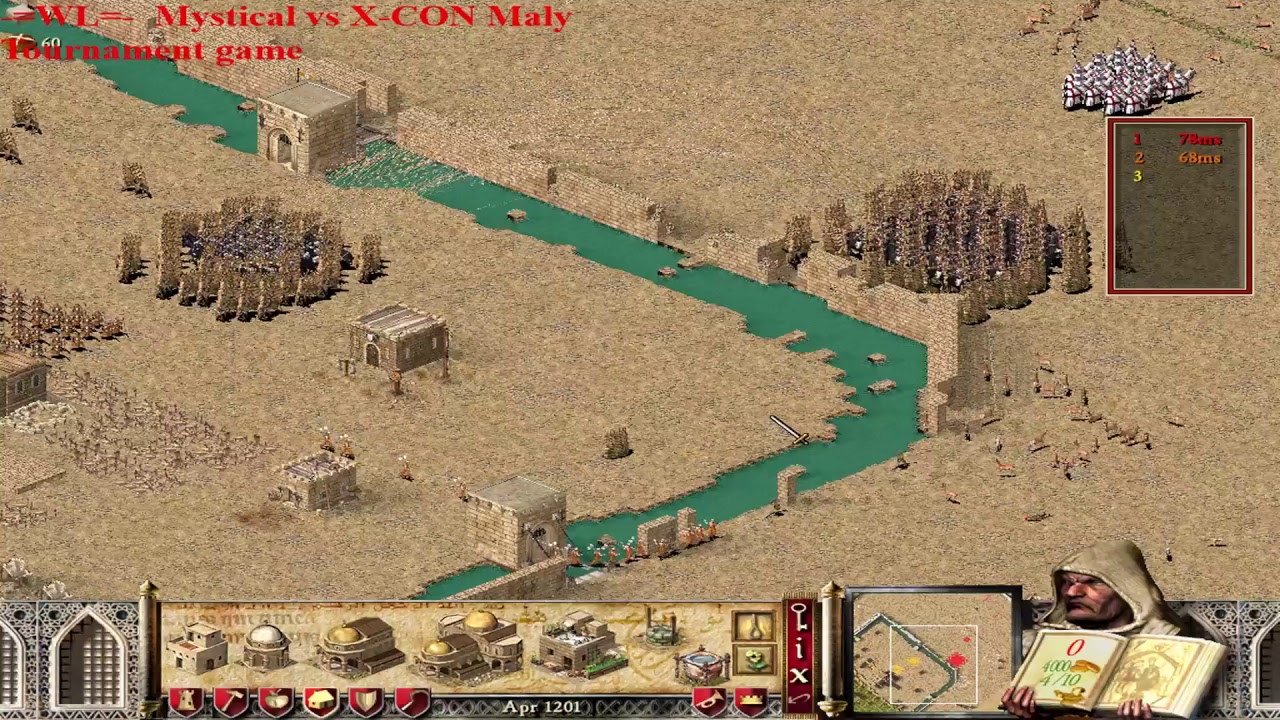 Stronghold Crusader Tournament stream. -=W.L=- MysticaL vs X-CON Maly
