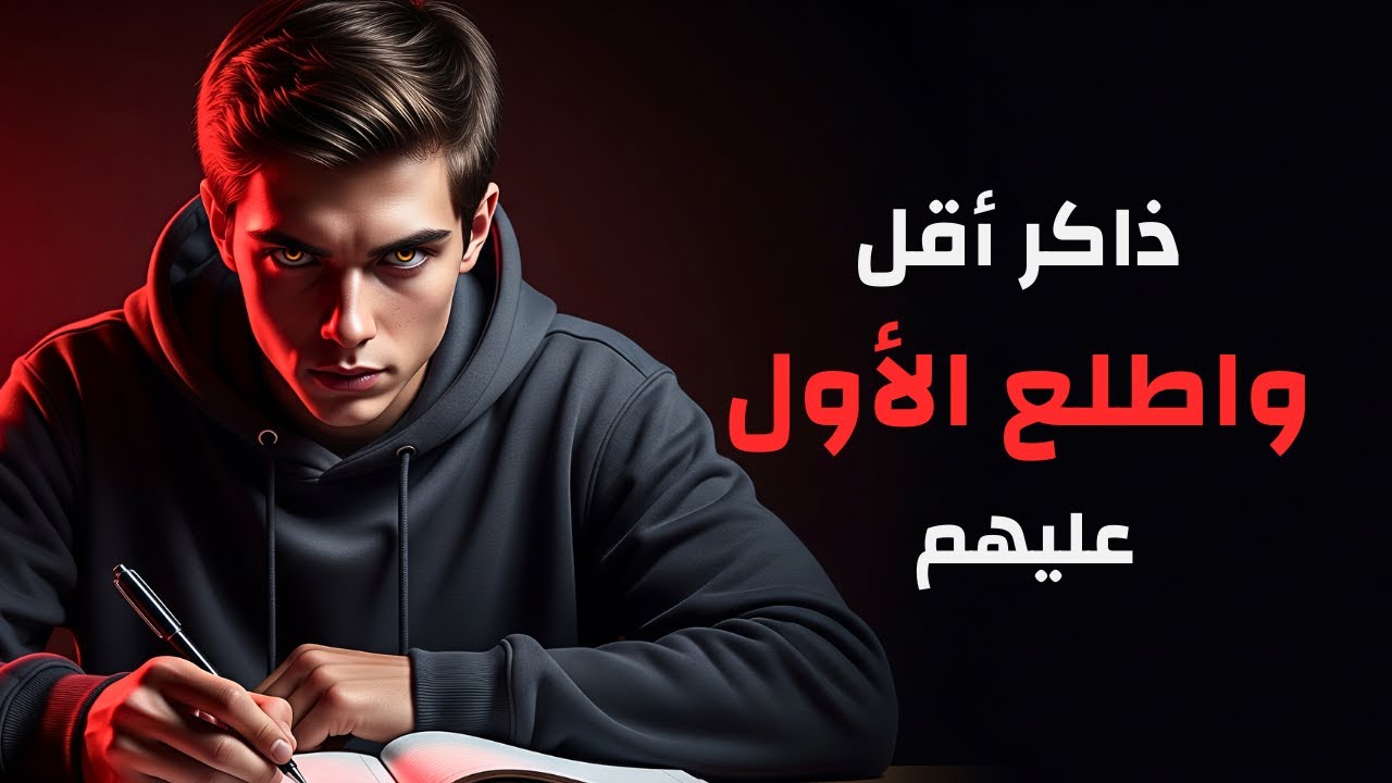 ذاكر أقل… واطلع الأول عليهم قاعدة واحدة بتخليك تتفوّق بذكاء 😳🔥