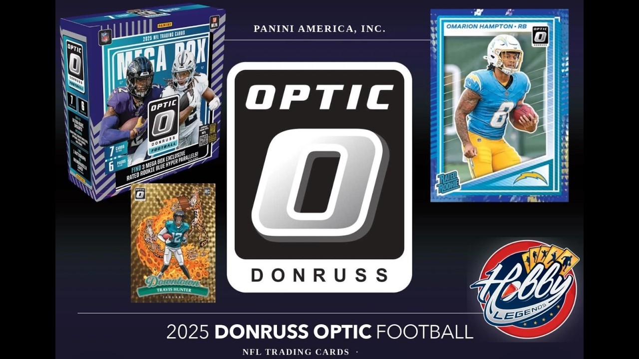 2025 Donruss OPTIC FOOTBALL 3 Case (60 MEGA Box) PLAYER Break #1 eBay Live 02/09/26