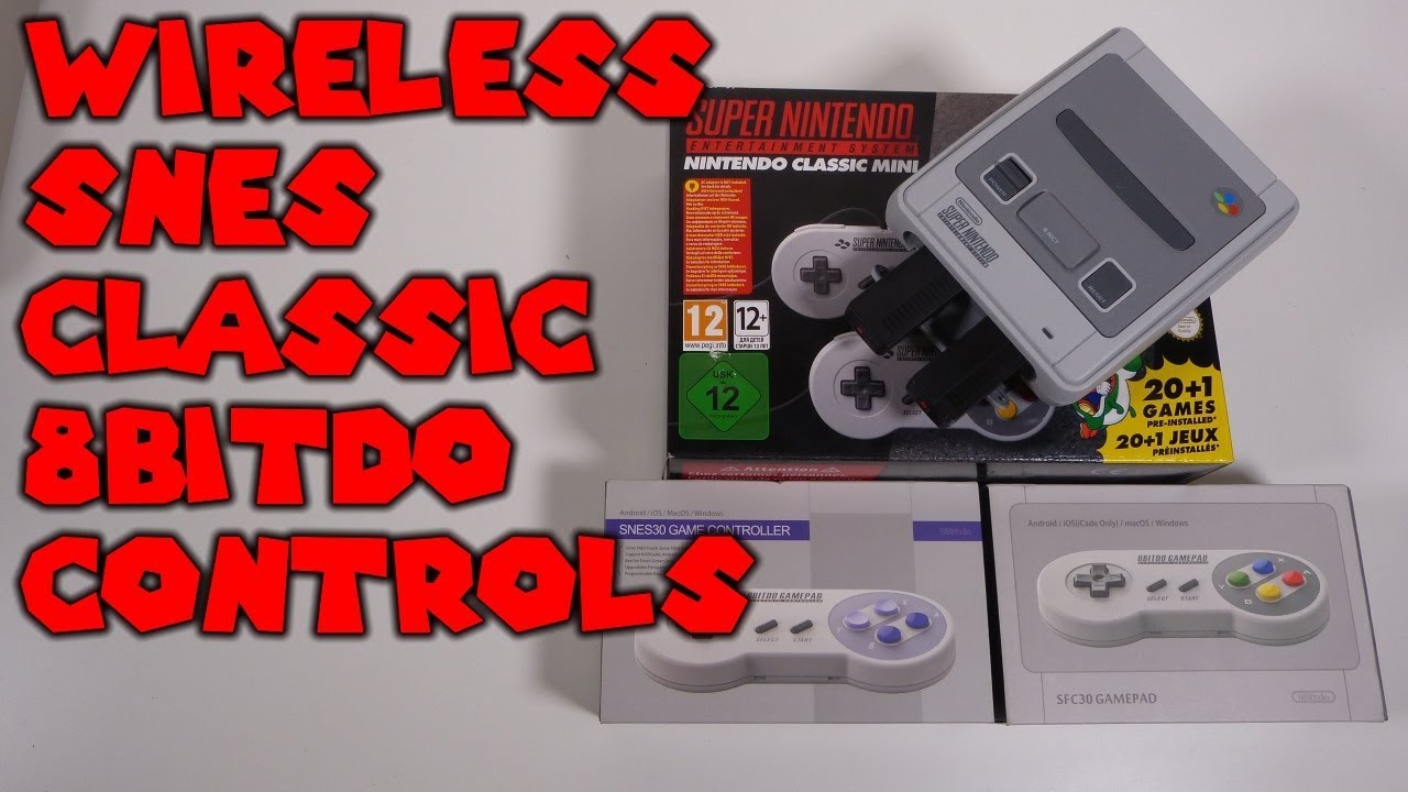 Беспроводные контроллеры 8Bitdo для SNES Classic Mini Edition с использованием ретро-приемников