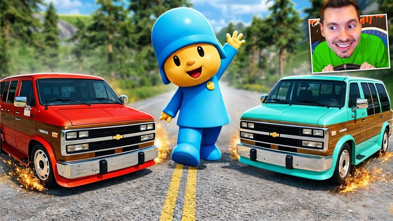 Fugindo do POCOYO ESCONDIDO no BeamNG Drive