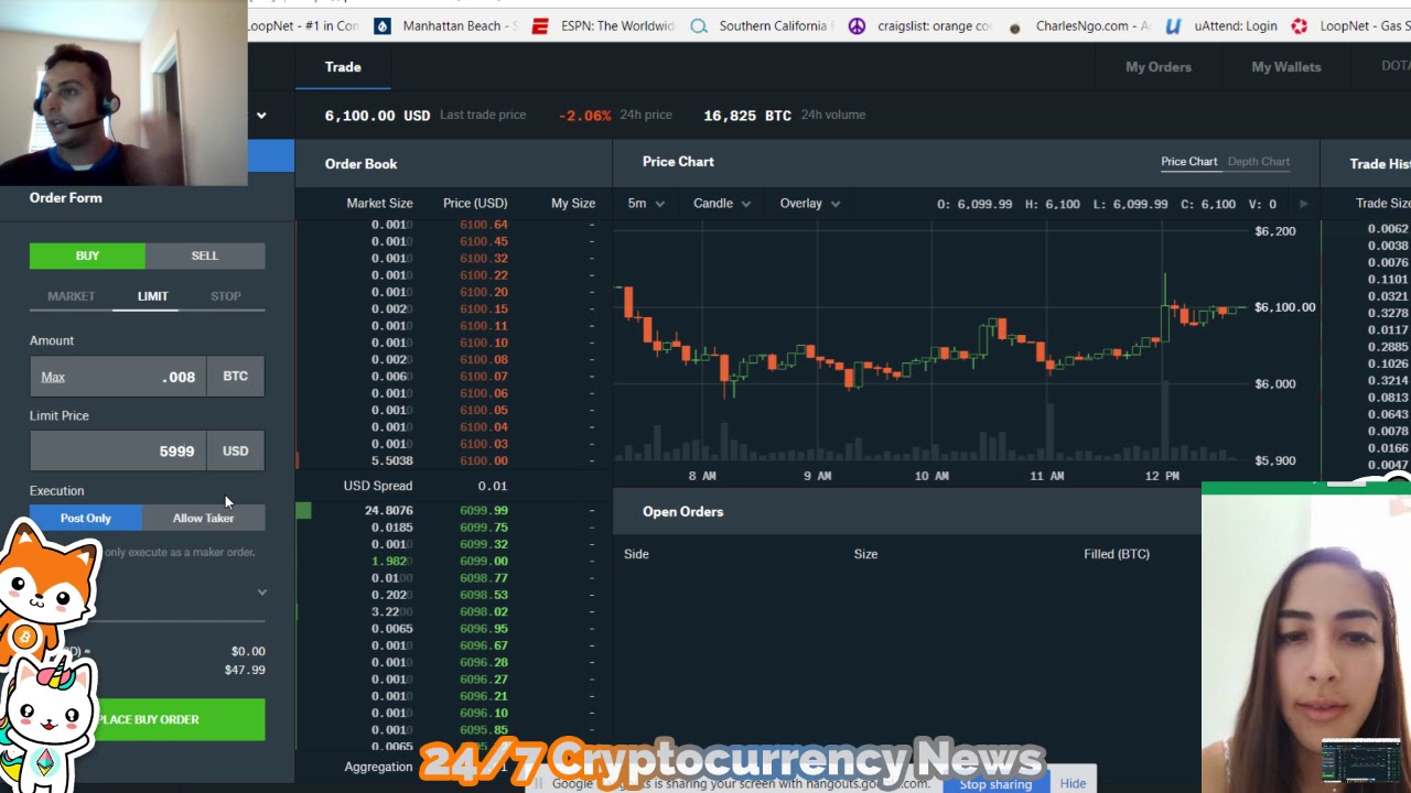 Why you should only use Limit order to Buy Cryptocurrency!! | Coinbase pro Tutorial