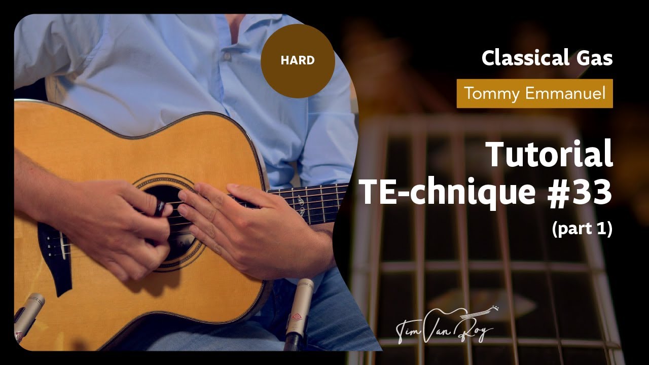 Classical Gas (version Tommy Emmanuel) - Tutorial (Part 1)