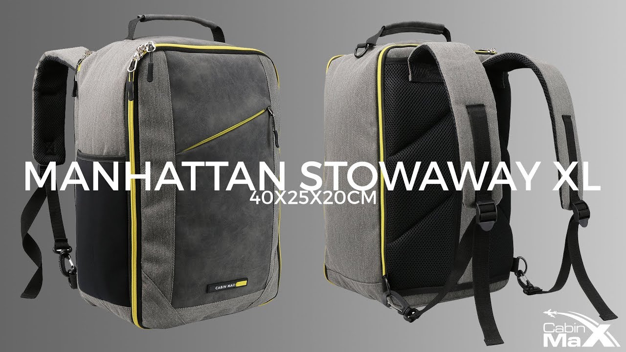 Cabin Max Manhattan XL Stowaway 40x25x20cm Ryanair small bag size