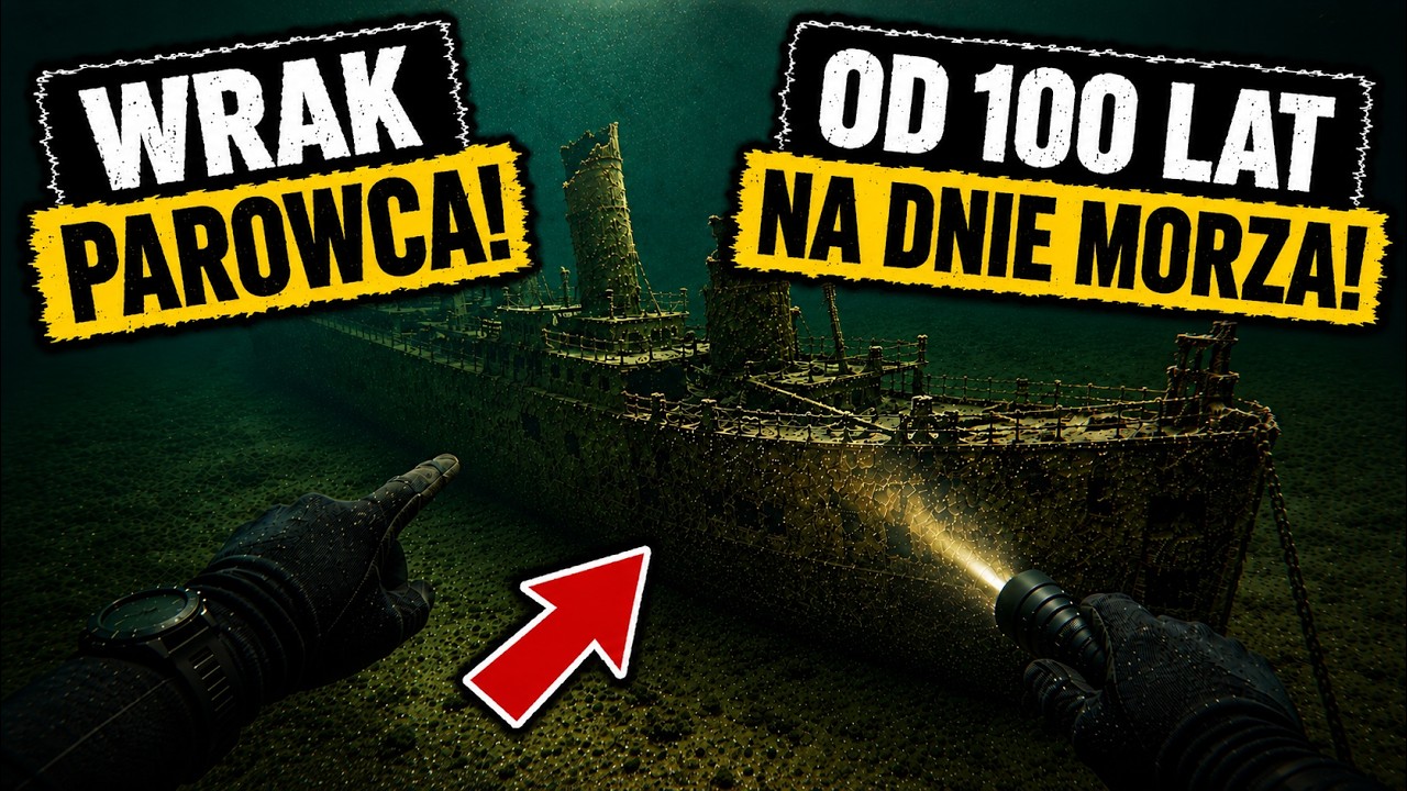 TRAFIŁEM NA WRAK STAREGO STATKU ZASKAKUJĄCO BLISKO PLAŻY!!! NURKOWANIE WRAKOWE NA BAŁTYKU