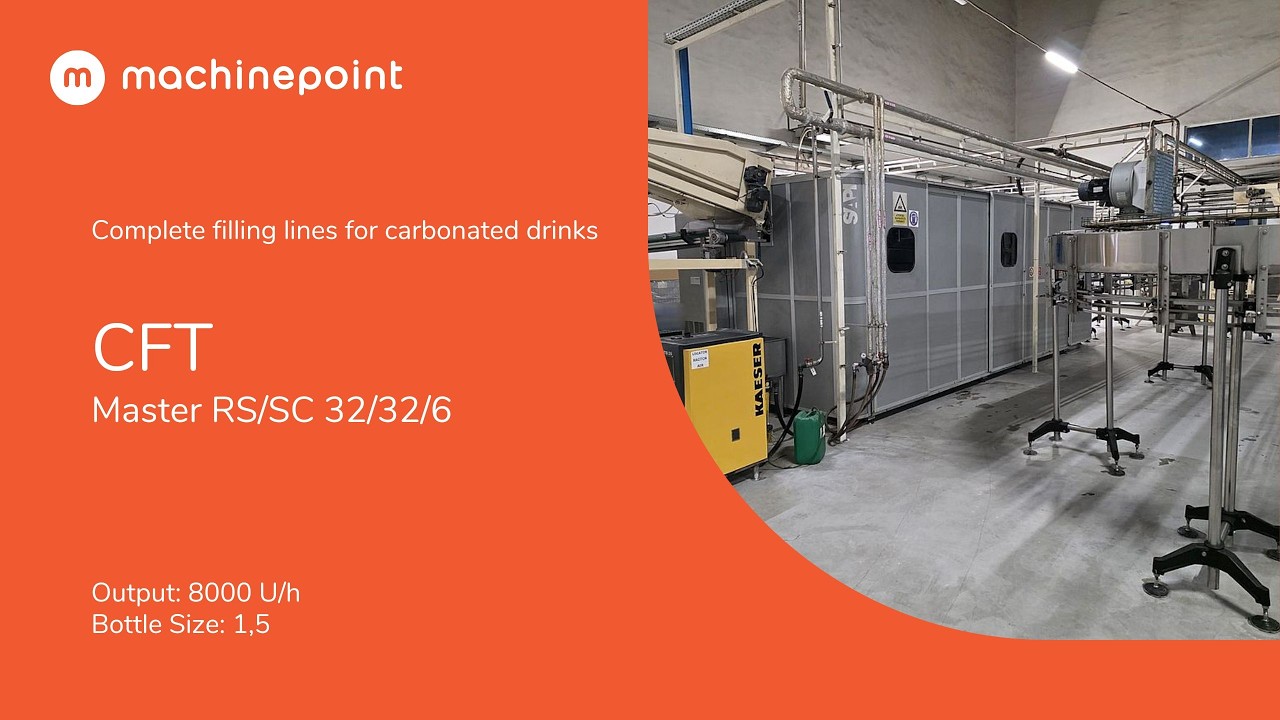 CFT Master RS/SC 32/32/6 Complete filling lines for carbonated drinks | CFT Machines