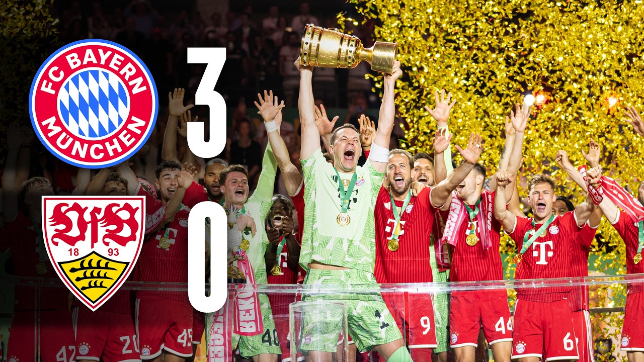 KANE HAT-TRICK WINS US THE CUP! 🏆 FC Bayern - VfB Stuttgart | DFB-Pokalfinal Highlights